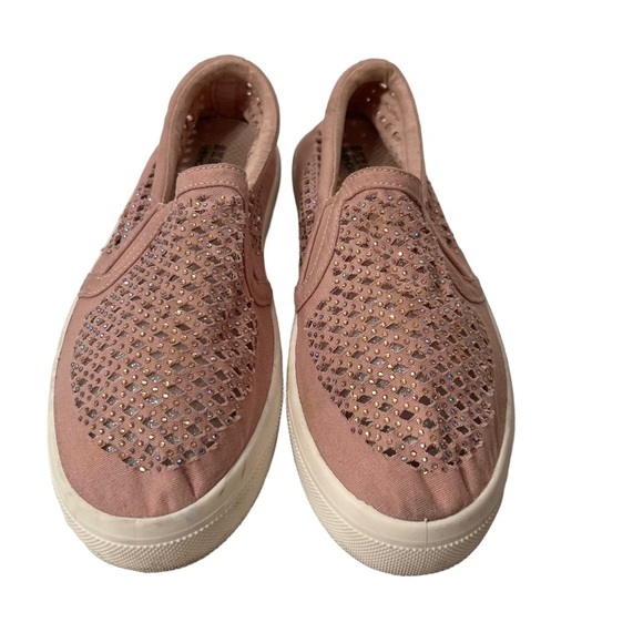 Skechers Memory Foam Dusty Rose Open Cutwork with Sparkles Size 9 - Picture 3 of 7